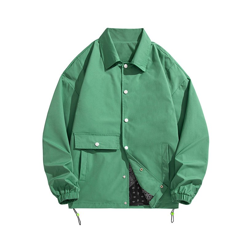 2024 Factory Wholesale Price Custom Logo Oversize Outerwear Men's Coach Jackets