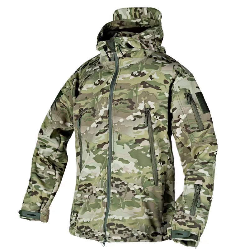 Wholesale Heavyweight OEM Men's Custom High Neck Tracksuit Jacket With Badge