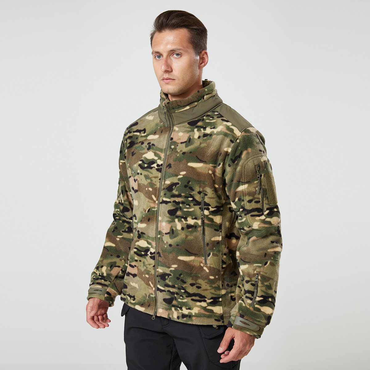 Reliable supplier outdoor hunting camouflage winter warm tactical men's jackets