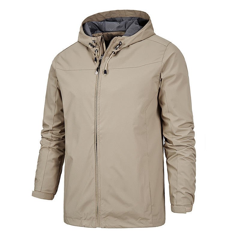 Blank Water Proof Wind Breaker Outdoor Jacket Custom Logo Waterproof Windbreaker Jackets Plus Size Men's Women's Jackets For Men