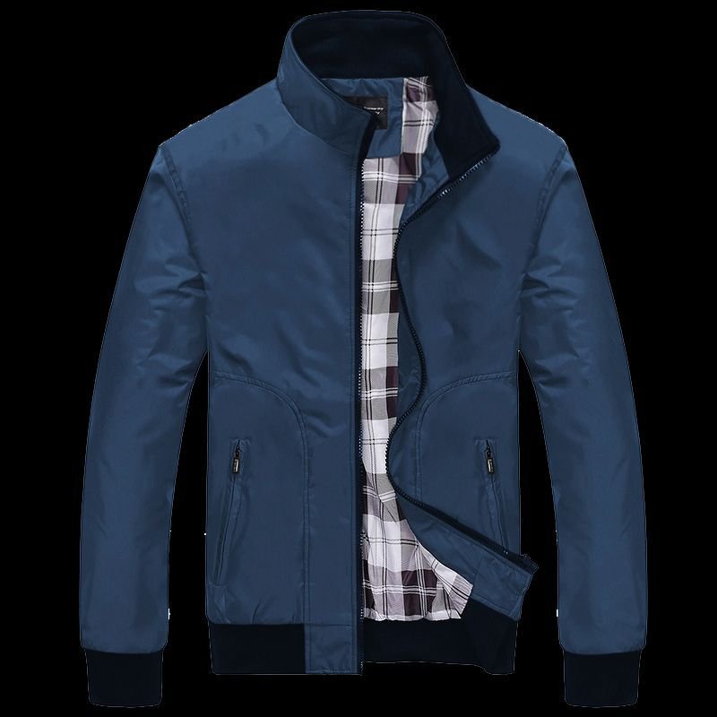 Wholesale Men Casual Jacket Outdoor Sportswear Windbreaker Jacket Men Bomber Stand Collar Business Jacket