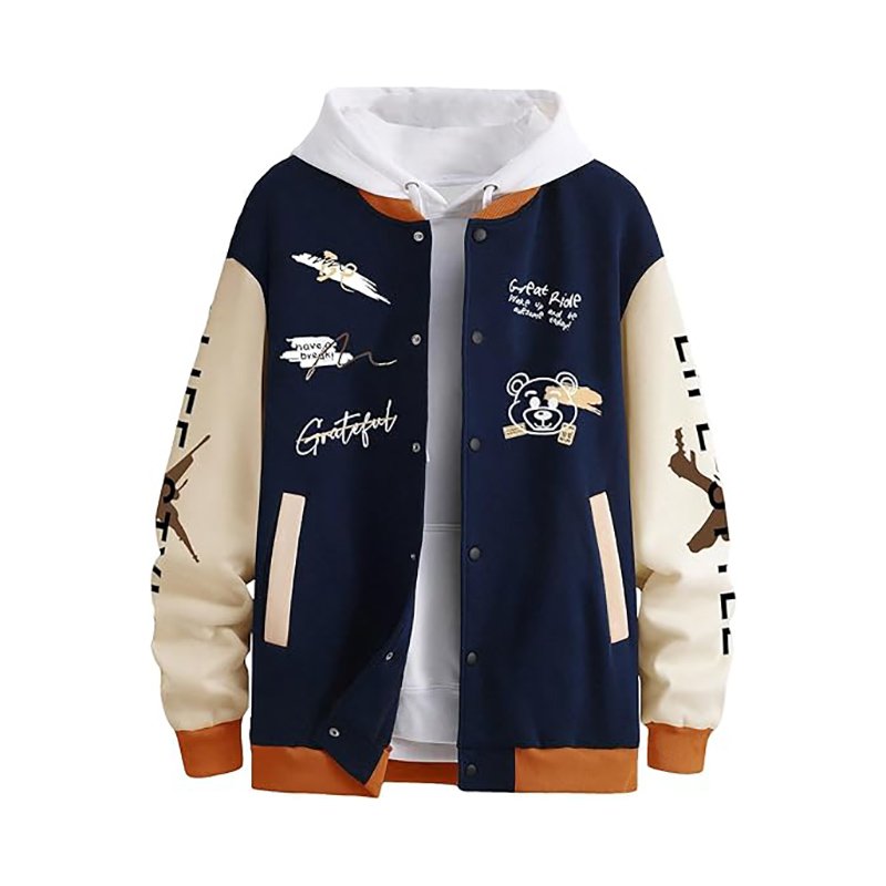 Jackets For Men Zipper Coat Casual Hooded Jacket Mens Designer Clothes Men Jacket Leather Arms OEM Service