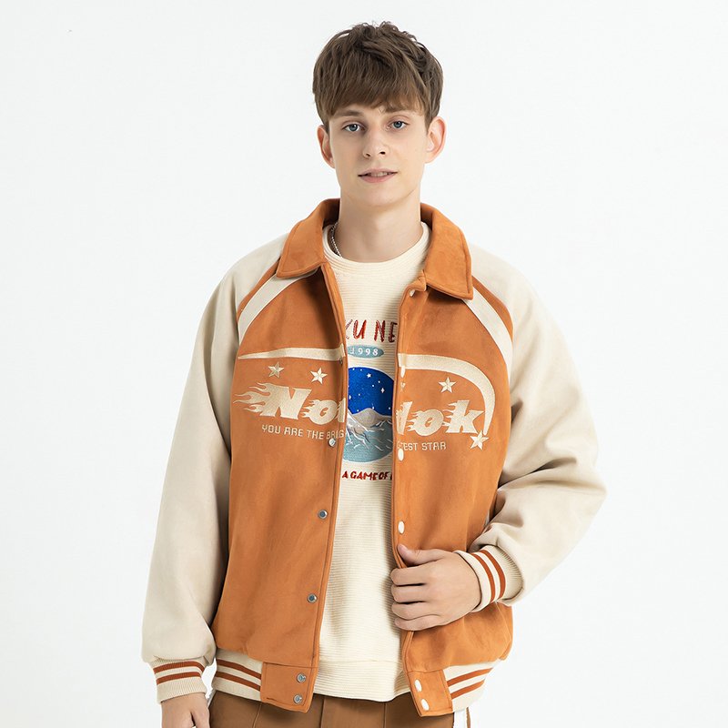 Manufacturer Women Varsity Jacket Suede Velvet Blazer Loose Baseball Jersey Coat Custom Designer Baseball Jacket For Men