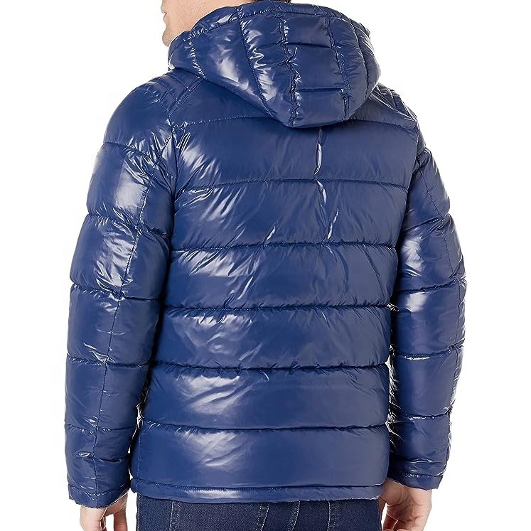 Wholesale Puffer Jacket Custom Logo OEM Printed High Quality Customized Winter Jacket For Men Bubble Puffer Jacket for men