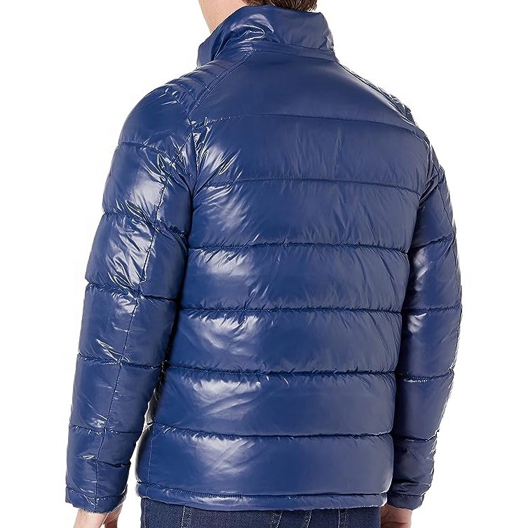 Wholesale Puffer Jacket Custom Logo OEM Printed High Quality Customized Winter Jacket For Men Bubble Puffer Jacket for men