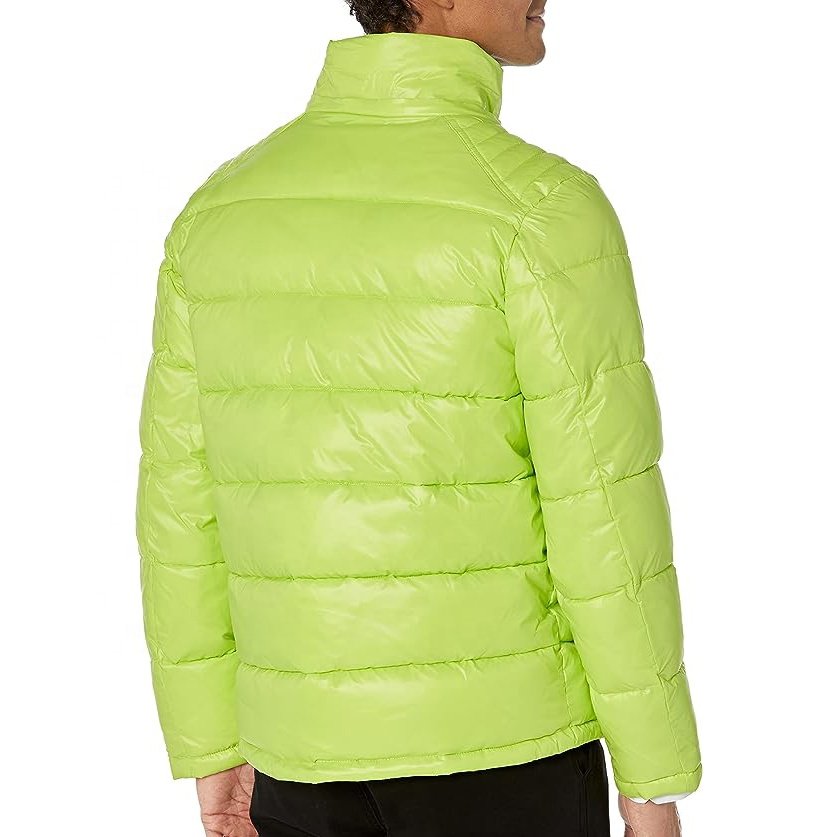 Wholesale Puffer Jacket Custom Logo OEM Printed High Quality Customized Winter Jacket For Men Bubble Puffer Jacket for men