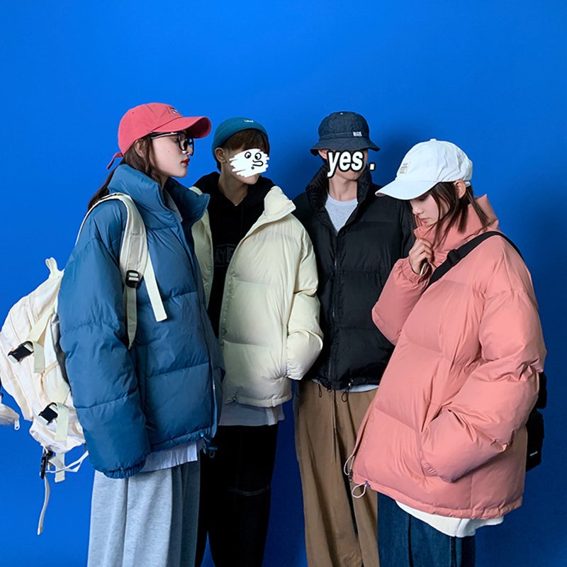 Factory Plain Shiny Wholesale Outdoor Fashion Winter Custom Logo Puffer Men's Jackets