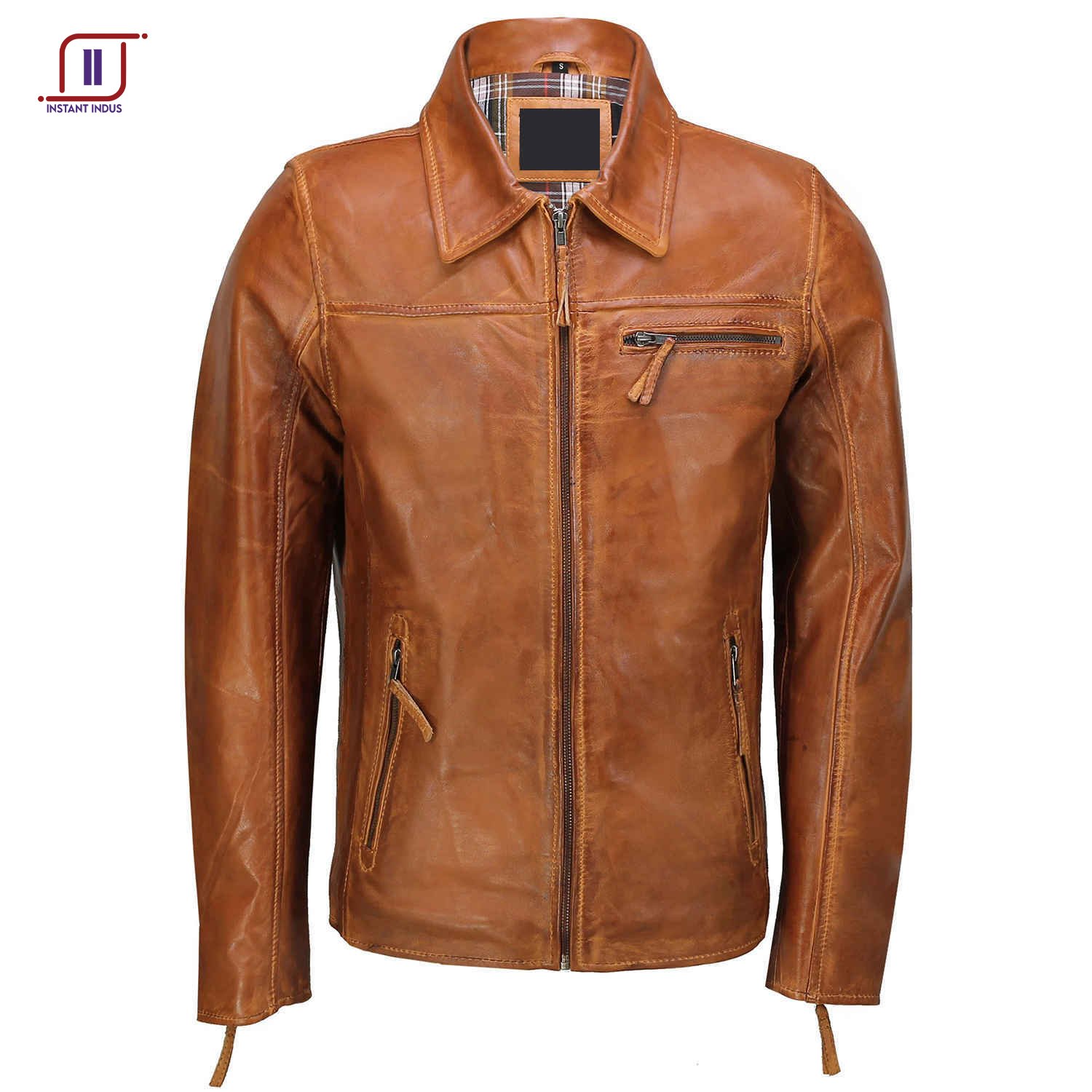 Jackets Clothing Male Casual Winter Fashion Men's Autumn Slim Leather jackets for men OEM
