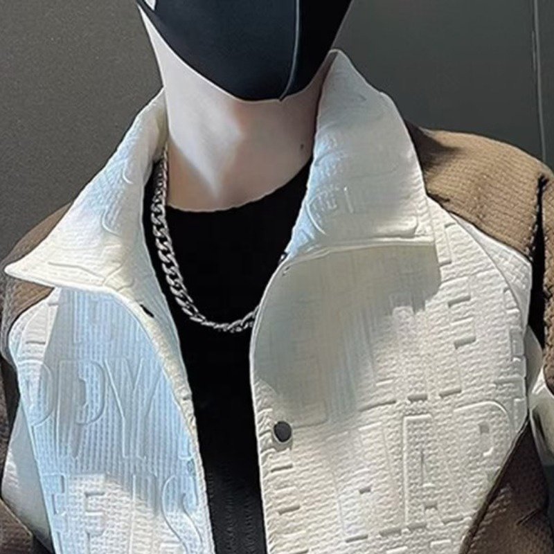 New Spring Autumn Fashion Trends Advanced Handsome Colored Polo Coat Jacket Casual and Versatile Design Men's Jacket