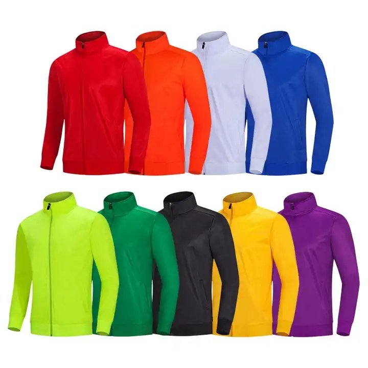 Customizable Men's Quick Dry Varsity Jacket Senior Sport Running Coat Gym Fitness Fabric Quilt Quick Dry Blank Coat Men