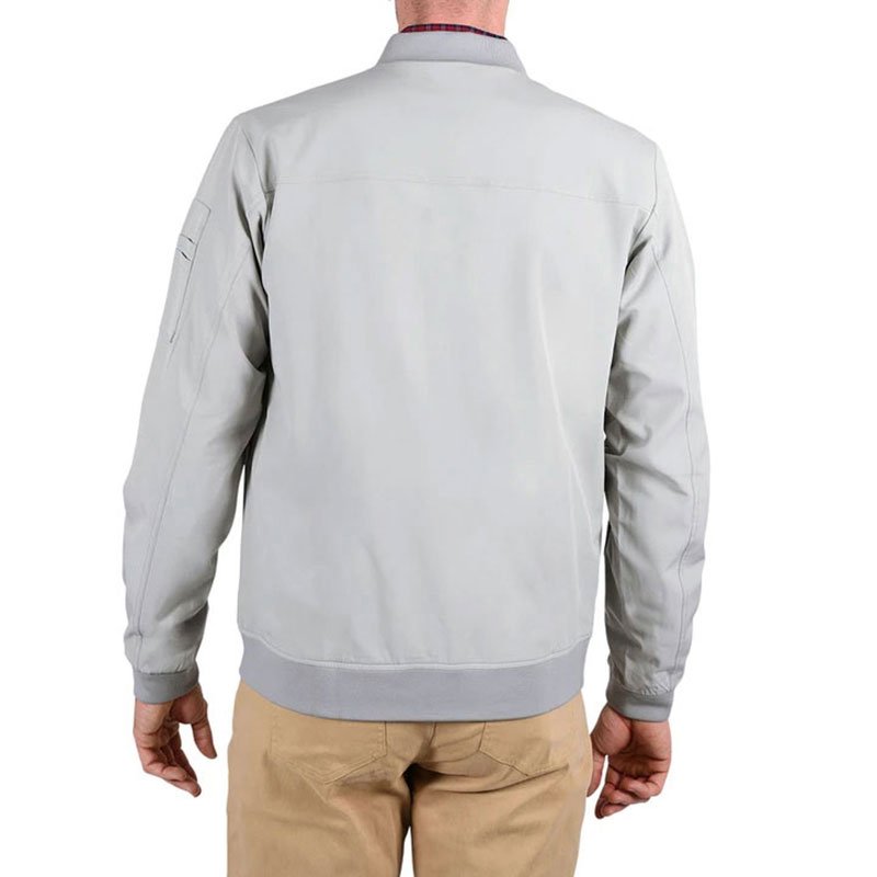 Pakistan Made OEM Custom Logo Men's Clothing Factory Fabric Bomber Jacket Wholesale Ribbing Cuff Jacket
