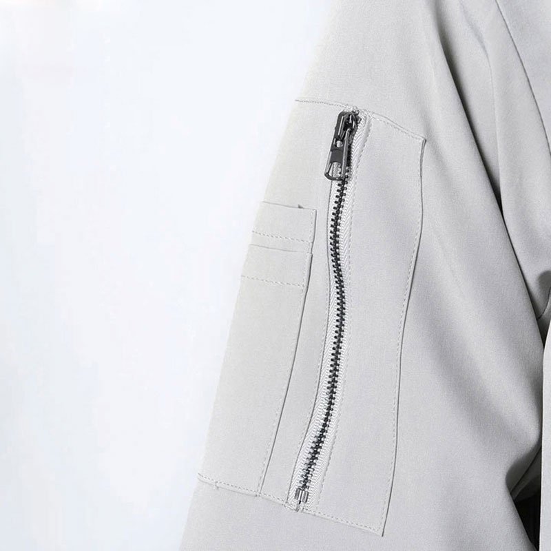 Pakistan Made OEM Custom Logo Men's Clothing Factory Fabric Bomber Jacket Wholesale Ribbing Cuff Jacket