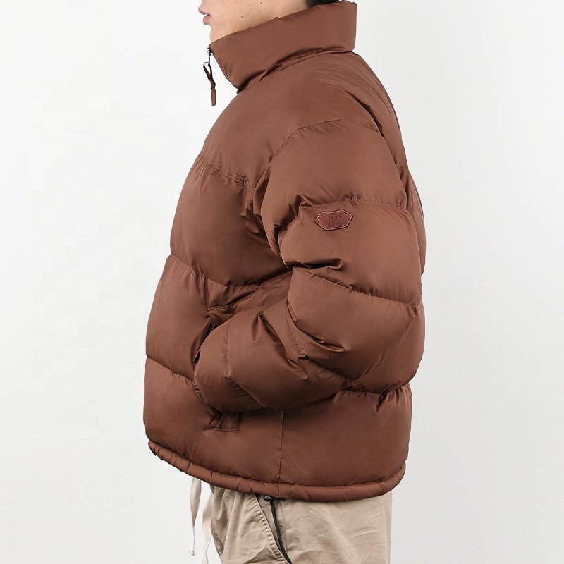 Hot Sale Basic Style Man Stand Collar Down Jacket Oversized Coat Men's Jackets