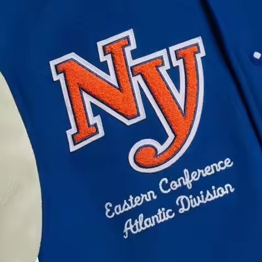 Oem Custom Leather Sleeve Chain Chenille Embroidery Bomber Flight Baseball Letterman Varsity Jacket For Men