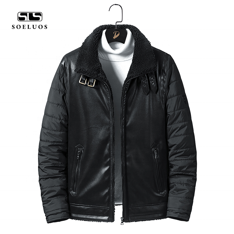 Hot sale 2024 Men's motorcycle leather coat customized Motorcycle Jackets For Men Slim Short Leather Jacket