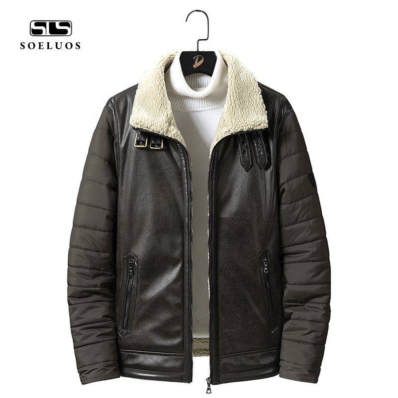 Hot sale 2024 Men's motorcycle leather coat customized Motorcycle Jackets For Men Slim Short Leather Jacket