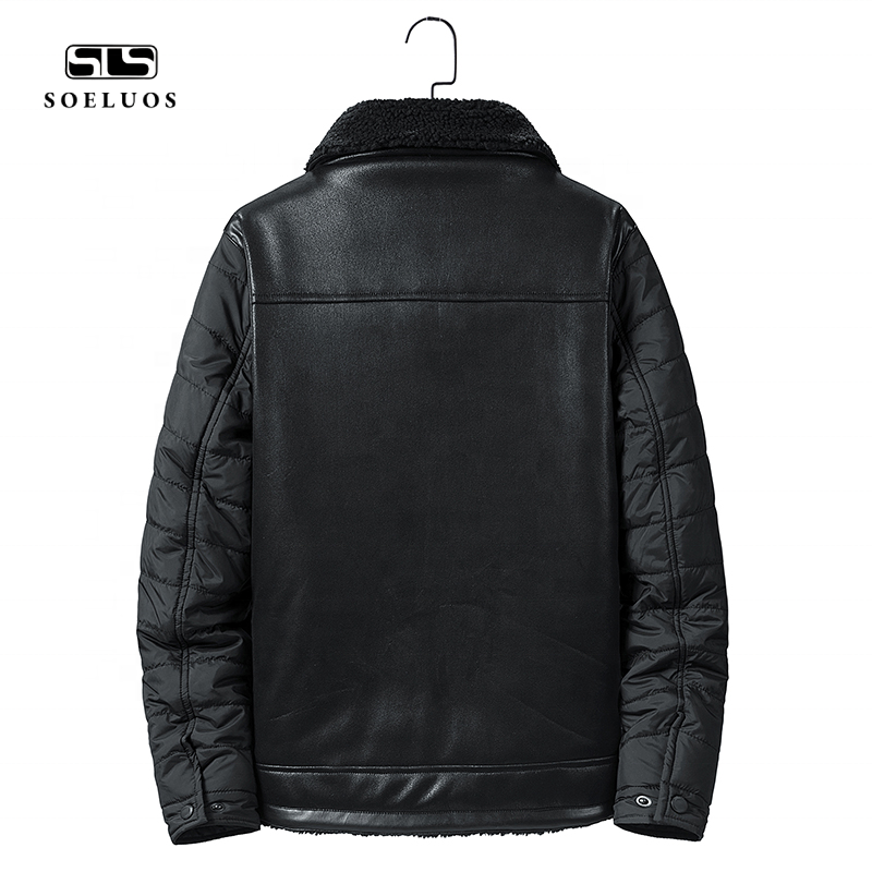 Hot sale 2024 Men's motorcycle leather coat customized Motorcycle Jackets For Men Slim Short Leather Jacket