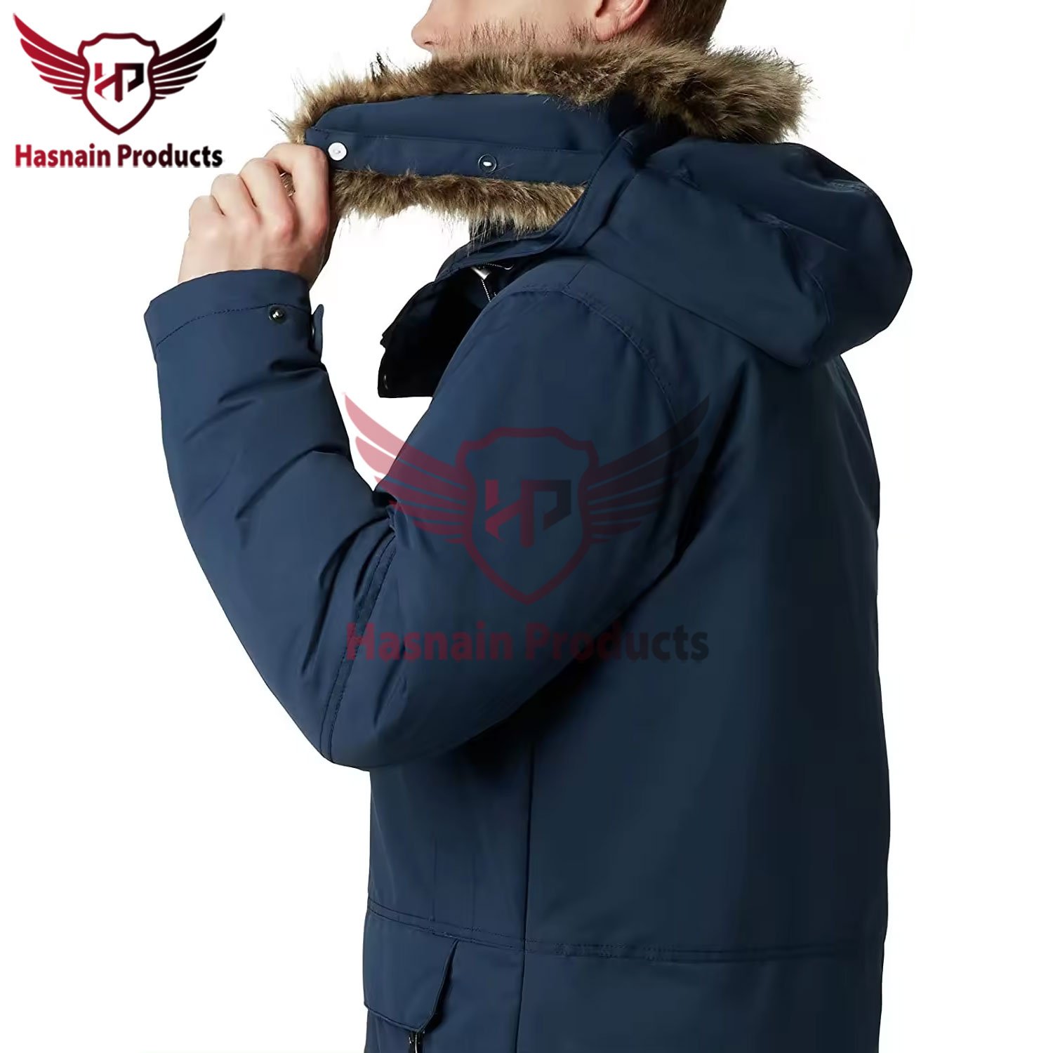 Premium Dropshipping Custom Men's Jacket: New Solid Color Plush Jacket for Spring and Autumn - Handsome Casual Parkas for Men