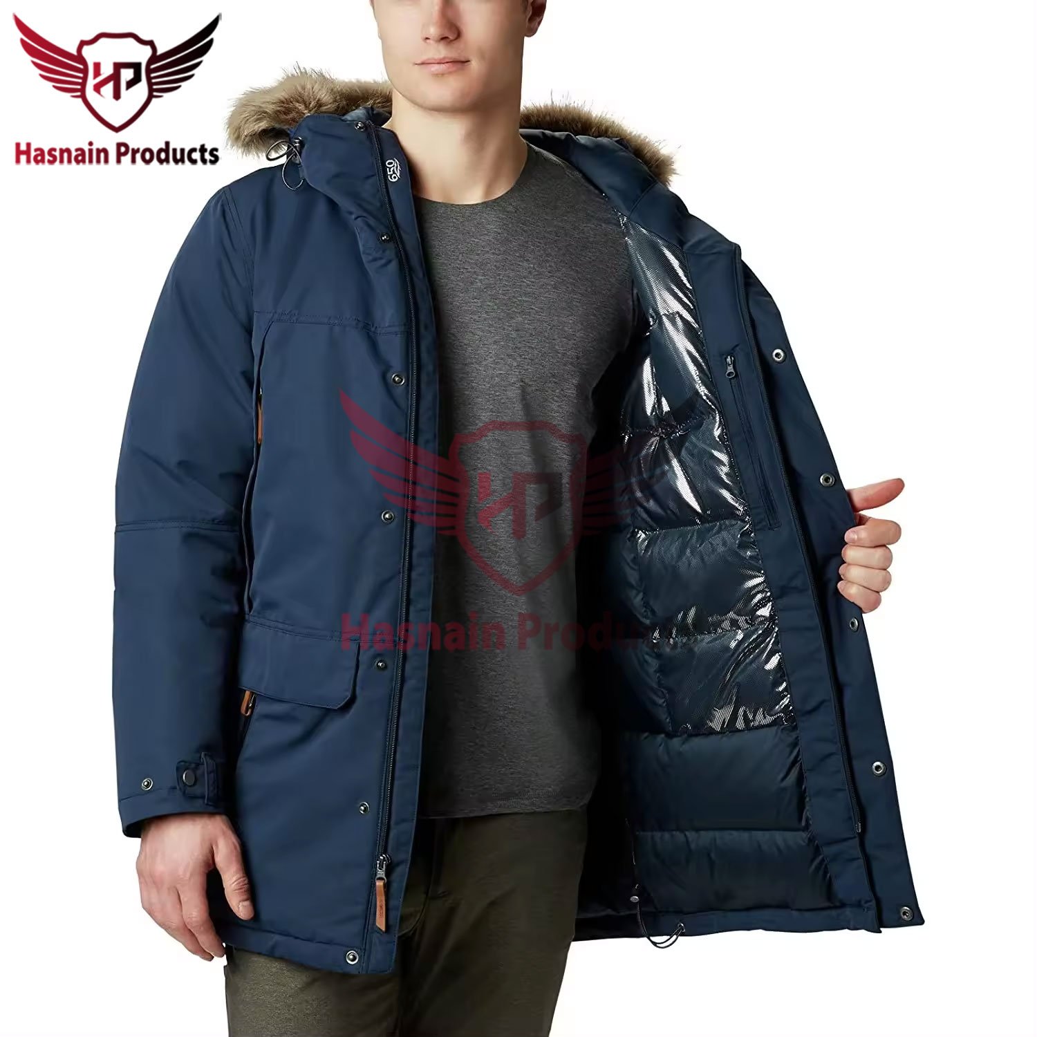 Premium Dropshipping Custom Men's Jacket: New Solid Color Plush Jacket for Spring and Autumn - Handsome Casual Parkas for Men