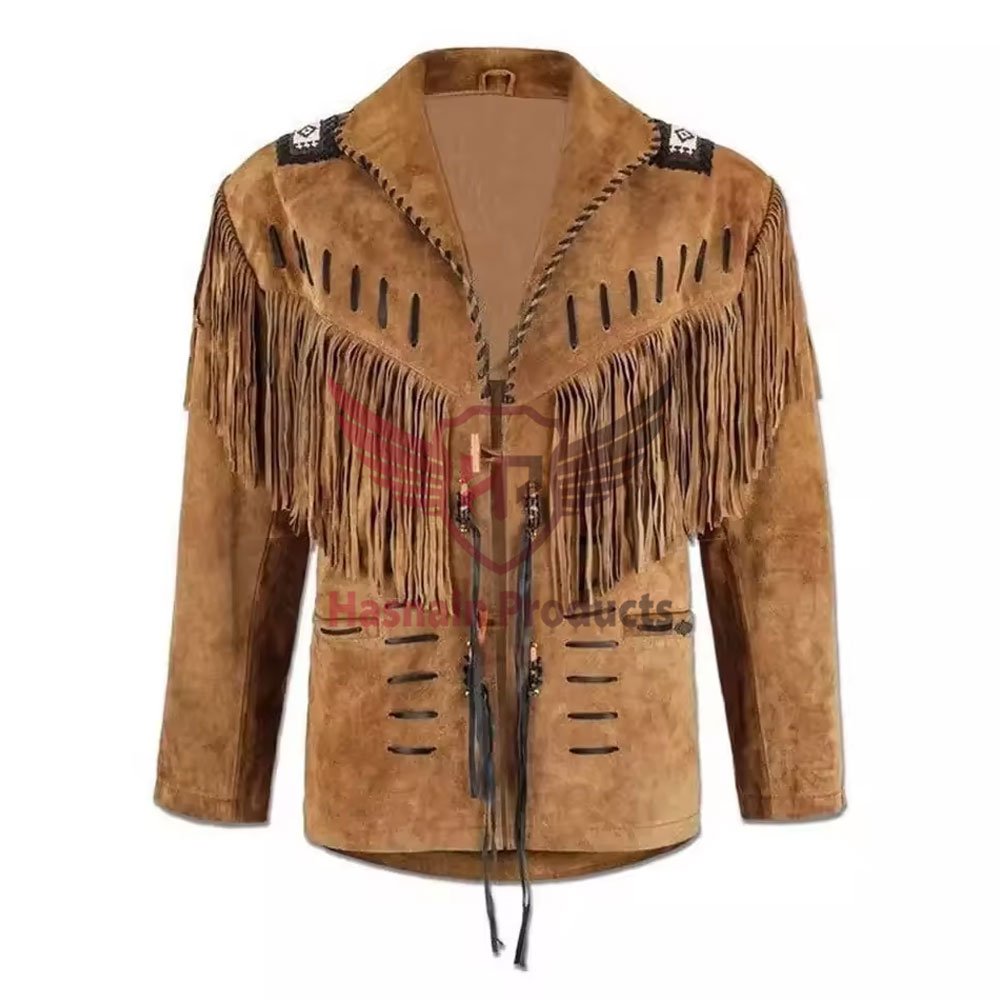 Men's Wholesale Price Genuine Slim Fit Blank Leather Cowboy Jacket For Sale High Top Quality Original Cow Suede Leather Jacket