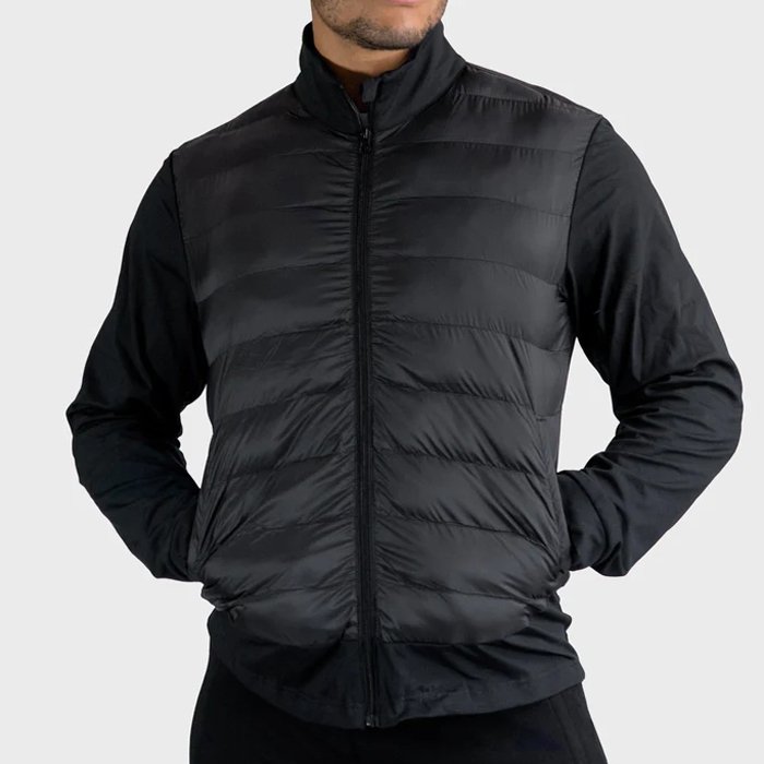 2023 Wholesale Custom Embroidered Logo Waterproof Zipper Coat Men's Jacket