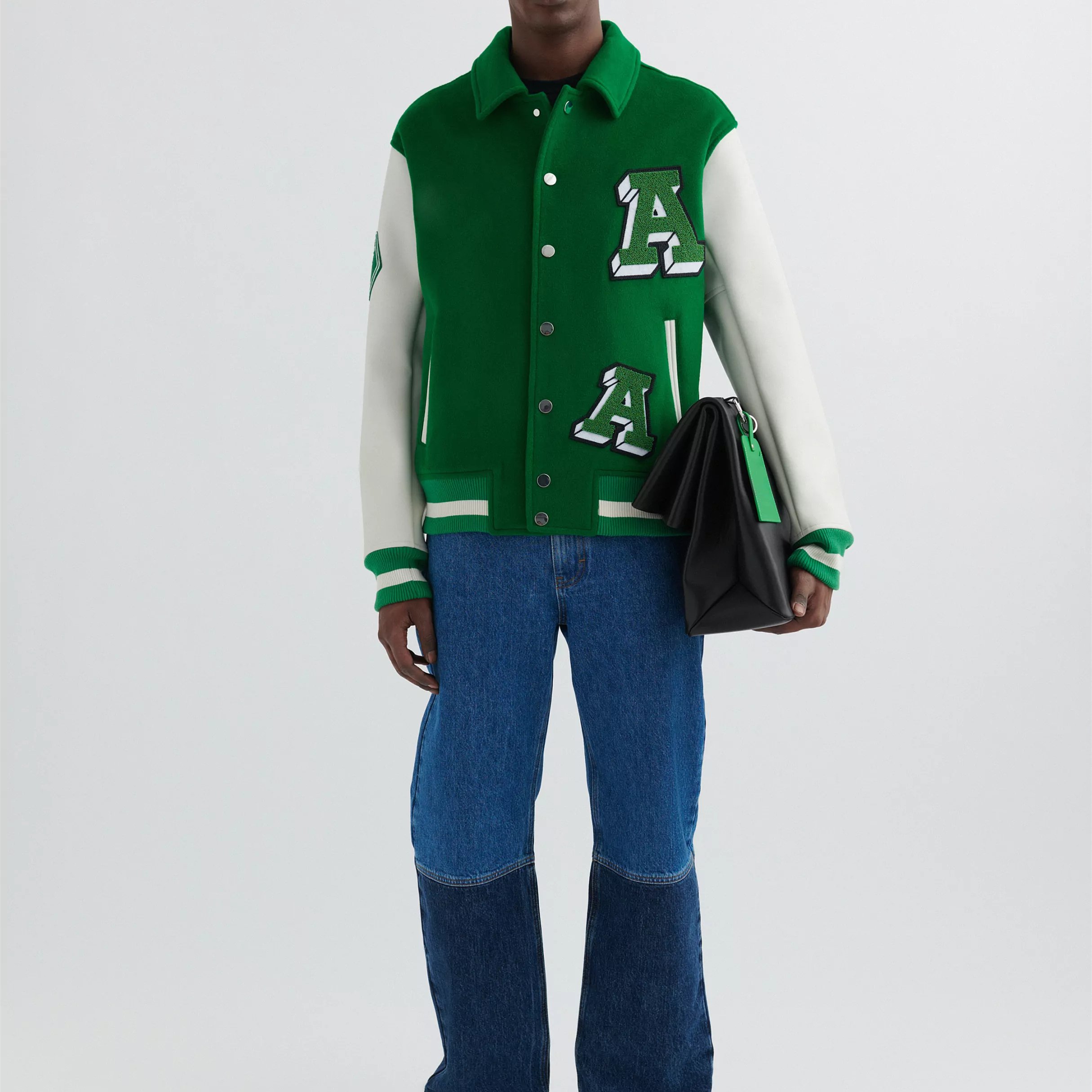 OEM Chenille Embroidery College Baseball Jacket Custom Cotton Letterman Men's Jackets Bomber Plus Size Coat Man Varsity Jacket