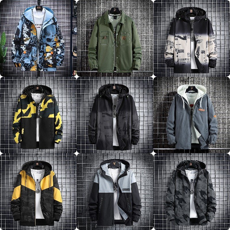 2023 High quality fashion men's short jacket coat autumn and winter men's jacket wholesale men's clothing