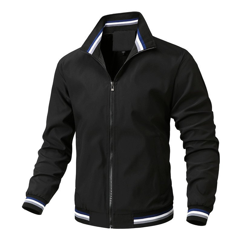 Custom Plus Size Fashion Men's Jackets Casual Waterproof Blank Golf Lightweight Windbreaker Bomber Jacket For Men