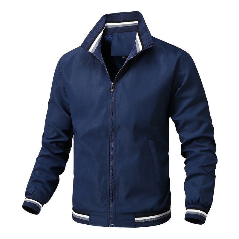 Custom Plus Size Fashion Men's Jackets Casual Waterproof Blank Golf Lightweight Windbreaker Bomber Jacket For Men