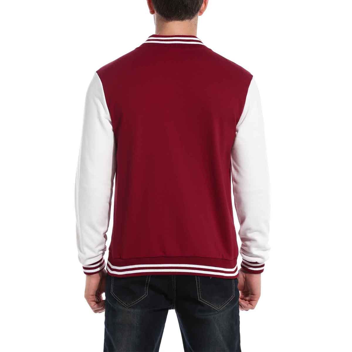 Custom Logo Plus Size Men's Jackets Winter Class Baseball Jackets DIY Print Embroidery Jackets for Men 2022