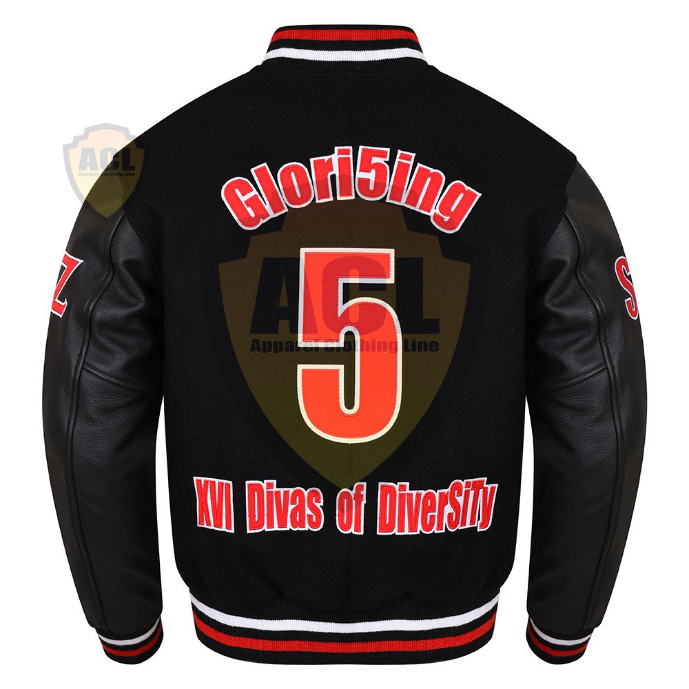 Wholesale Varsity Jacket / Applique Wool Leather Jackets Direct Factory Made Custom Varsity jackets