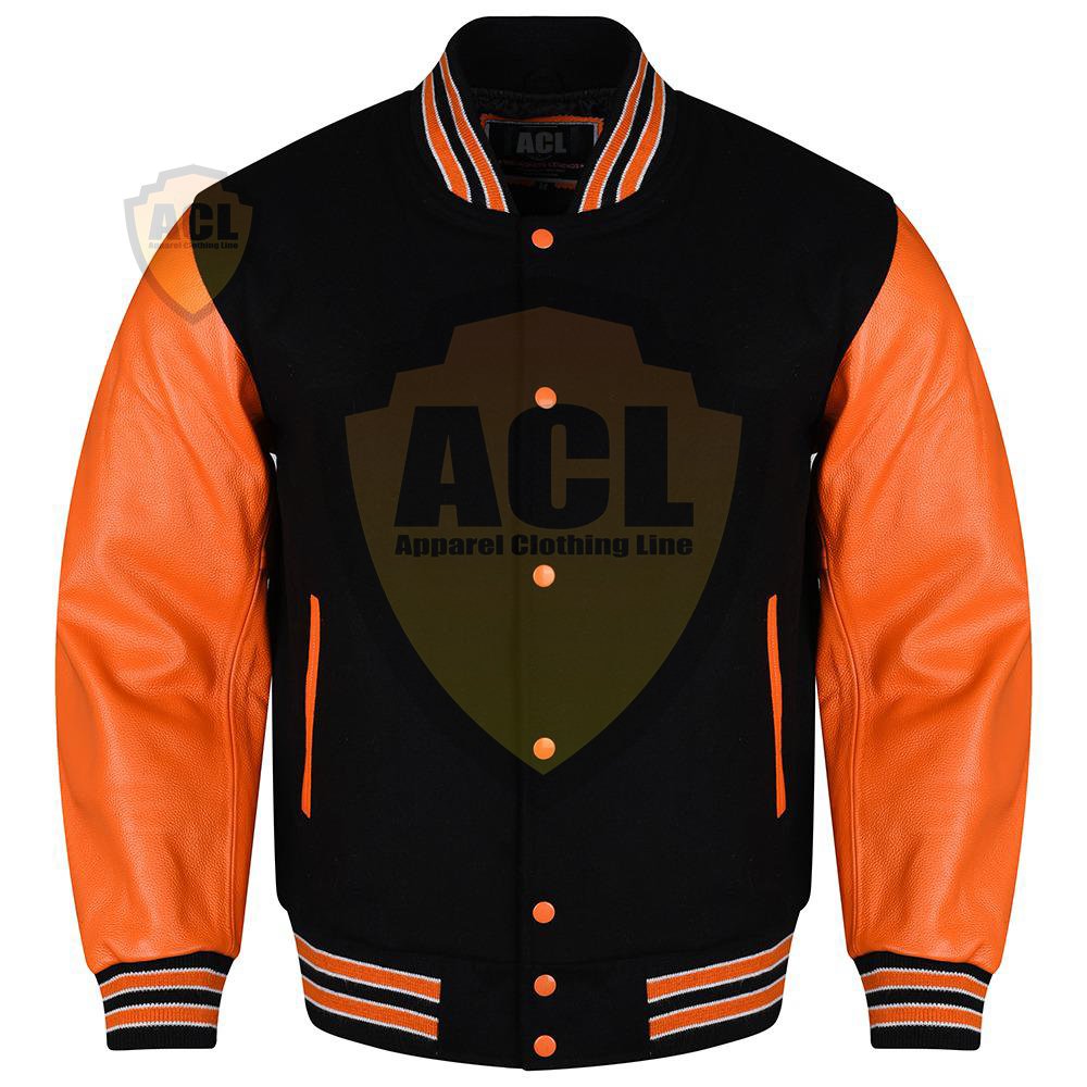 Wholesale Varsity Jacket / Applique Wool Leather Jackets Direct Factory Made Custom Varsity jackets