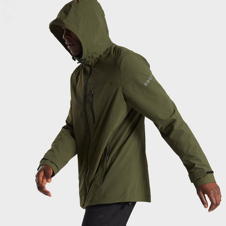 OEM cheap China manufacturer men's jackets blank men jacket no brand zipper casual windcheater jaket