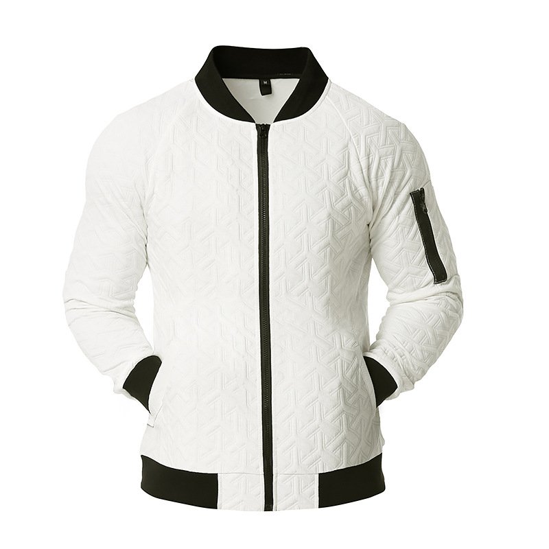 Factory custom Multi colors men's Jacket Cotton made Long Sleeve Bomber Jacket Front Zip Up Winter plus size jackets