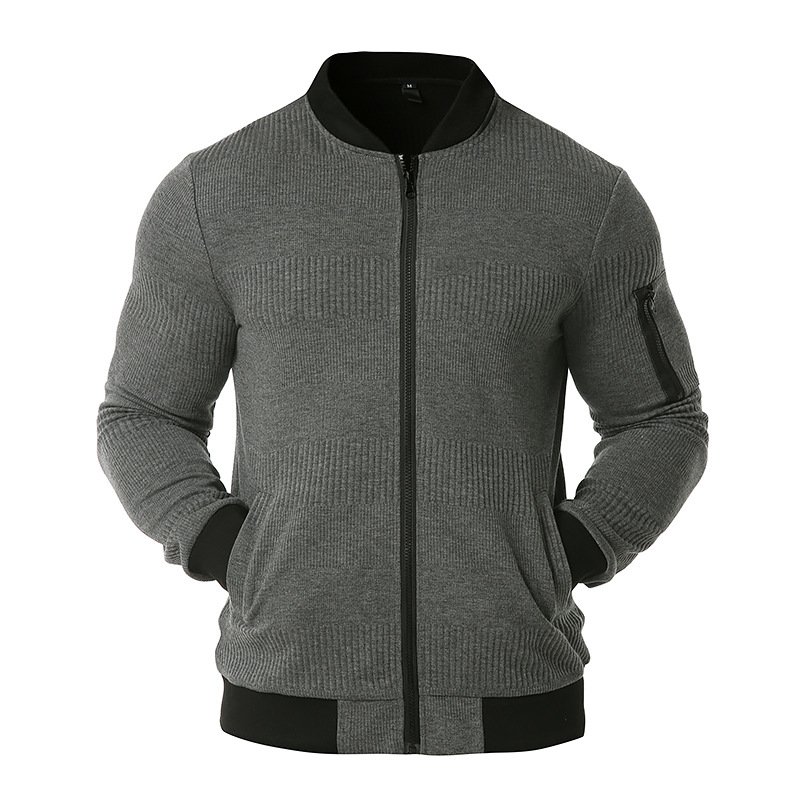 Factory custom Multi colors men's Jacket Cotton made Long Sleeve Bomber Jacket Front Zip Up Winter plus size jackets
