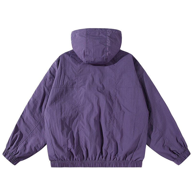 Wholesale High Quality Men Nylon Waterproof Outdoor Windbreaker Jacket With Hood And Pockets Men Sun Protection Light Jacket