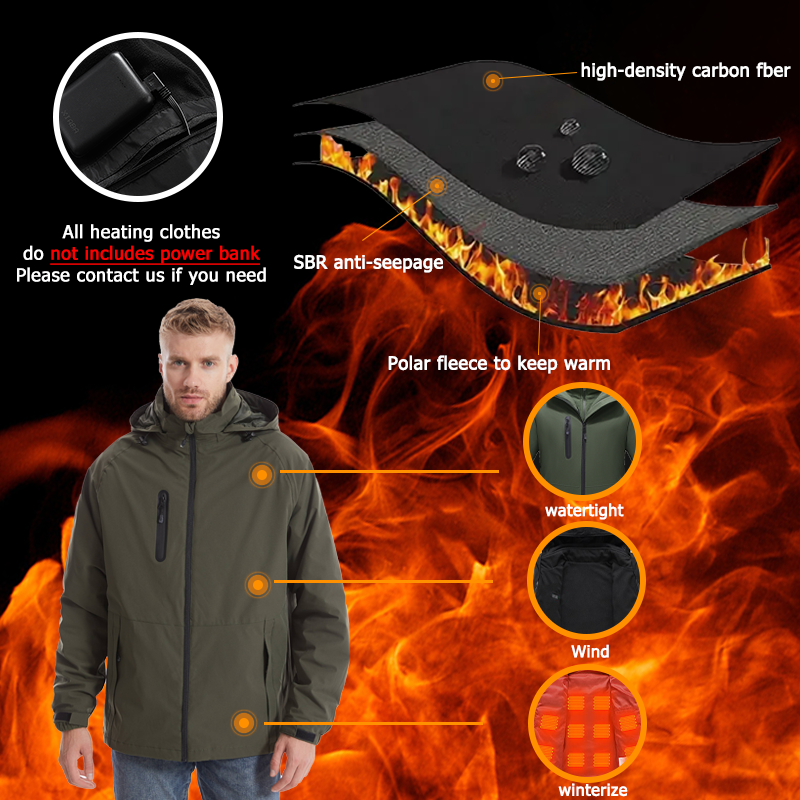 Custom Men Water Resistant Hiking Top Quality Zipper Soft Shell Camping Heat Softshell Watr With Hood Men's Jackets