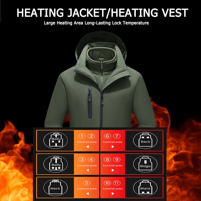 Custom Men Water Resistant Hiking Top Quality Zipper Soft Shell Camping Heat Softshell Watr With Hood Men's Jackets