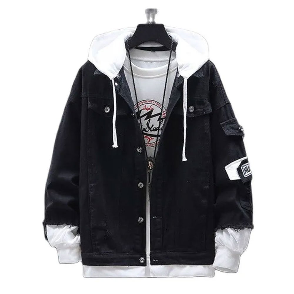 Superior Quality Customized Zip Fashion 2024 Long Sleeve Men's Casual Wear Breathable Denim Jacket Superior Quality Men's Jacket