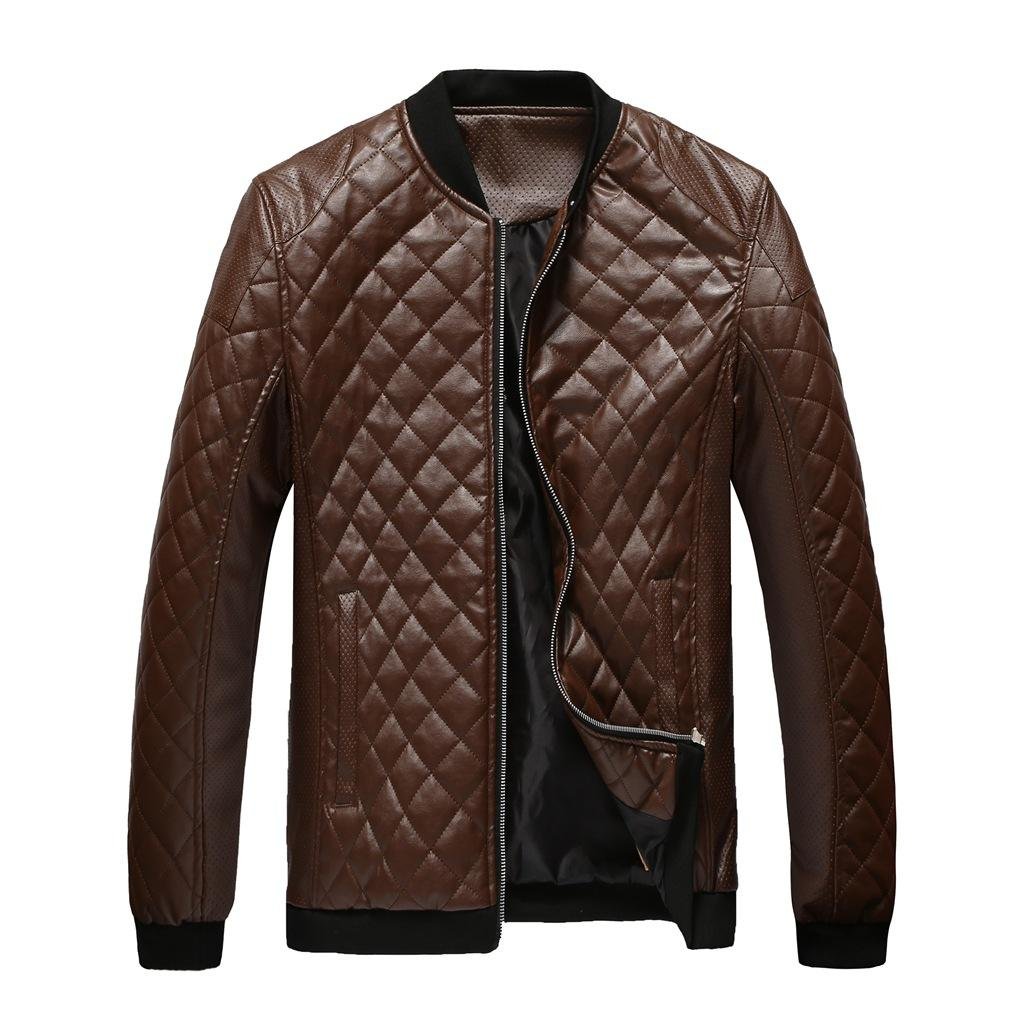 Customized Men Latest Design Brand Fashion Black Men's Bike Motor Leather Jacket 2023