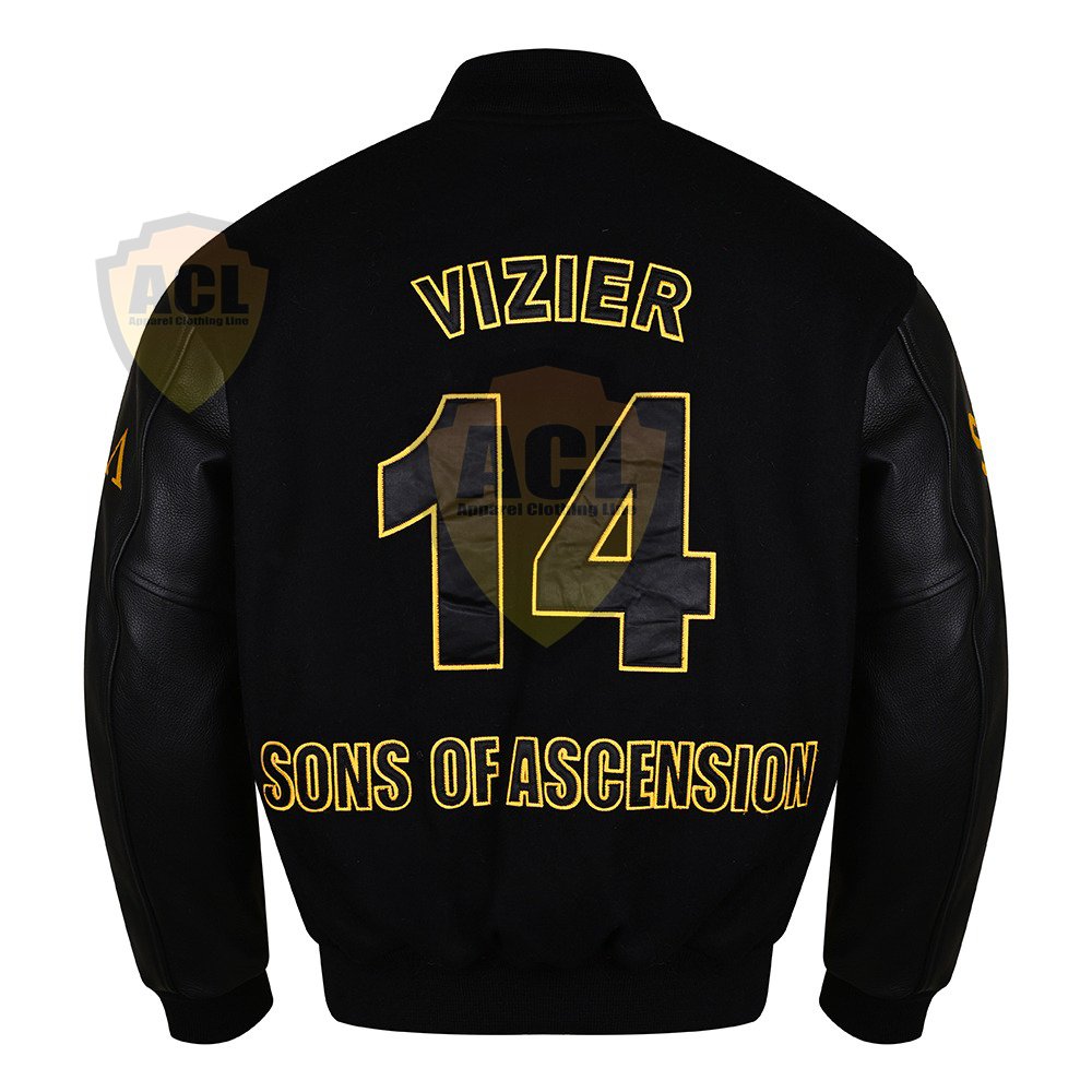New Fashion Wear Men's College Letterman Varsity Jackets With Custom Design Men Varsity Jacket For Casual Wear
