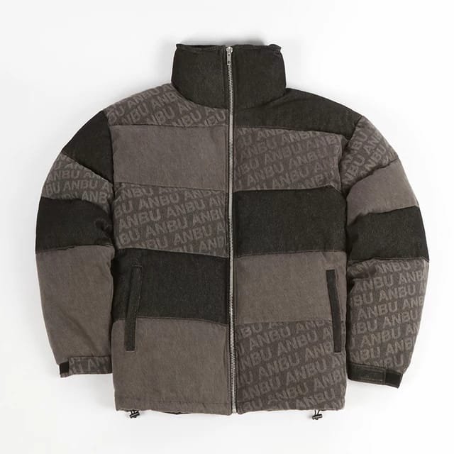 Men's Down Coats Stylish Fashion Street Wear Winter Jacket Warm Bubble Jackets Wholesale Custom All Over Print Puffer Coats