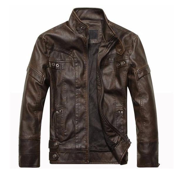 MEN'S PU LEATHER JACKETS, CASUAL WEAR MEN'S JACKETS, MEN'S FASHION JACKETS