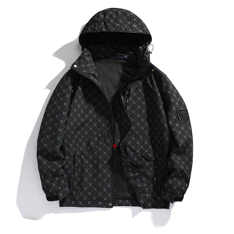 Lightweight Wholesale Men New Patchwork Color Block Pullover Jacket Fashion Tracksuit Coat Men Hip Hop Streetwear Jacket