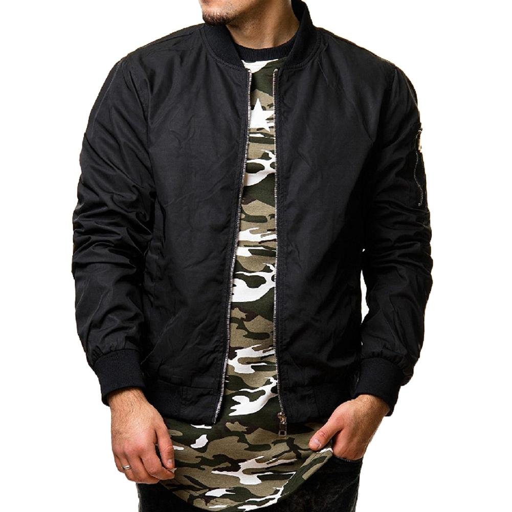 Men's Jacket Coats Spring Bomber Jacket Men Casual Slim Patchwork Windbreaker Jackets Men Outwear Zipper Thin Coat