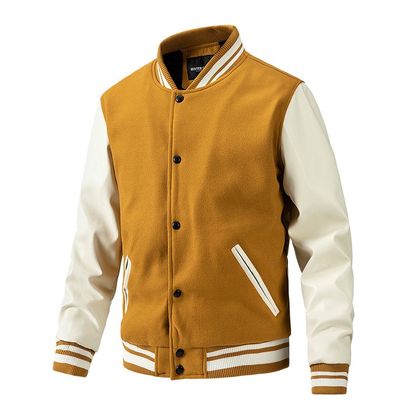 Wholesale Custom Designer Logo Jackets Casual Baseball Jacket Letterman Coat Cotton Unisex Varsity men's Jackets