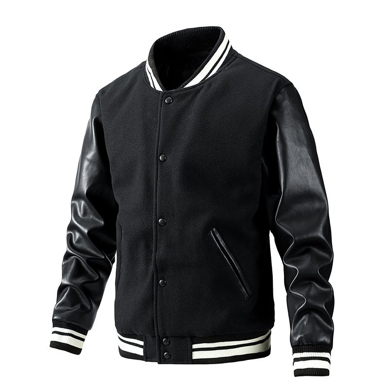 Wholesale Custom Designer Logo Jackets Casual Baseball Jacket Letterman Coat Cotton Unisex Varsity men's Jackets