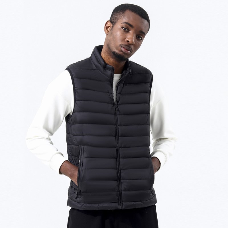 high quality new classic sleeveless jacket winter custom logo down mens vest men's vests & waistcoats