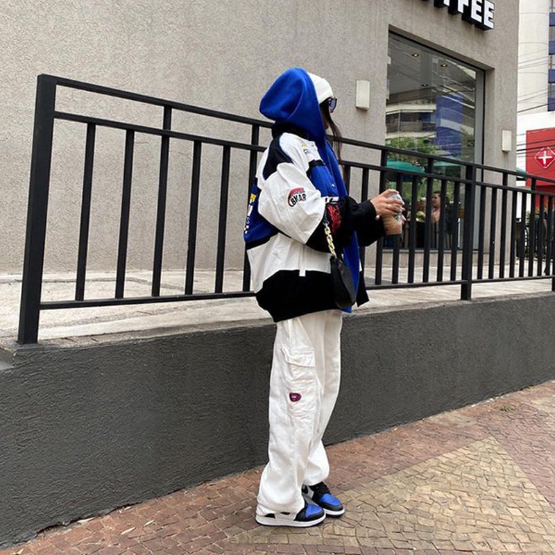 Men's jackets sports style printed casual long sleeved biker jacket windbreaker motorcycle men's coats