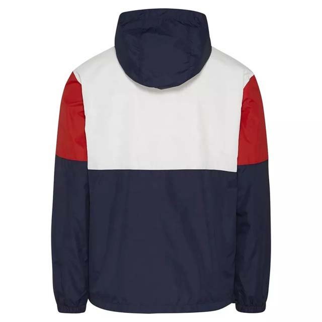Customized Logo 2024 New Design Cheap Casual Rain Jackets For Men's Clothing Polyester Cotton Nylon Block Color High Street 500g